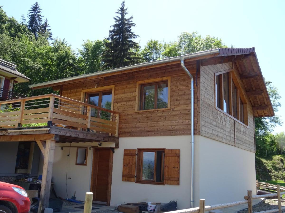 Chalet Neuf 6 Personnes Mont-Saxonnex Exterior photo